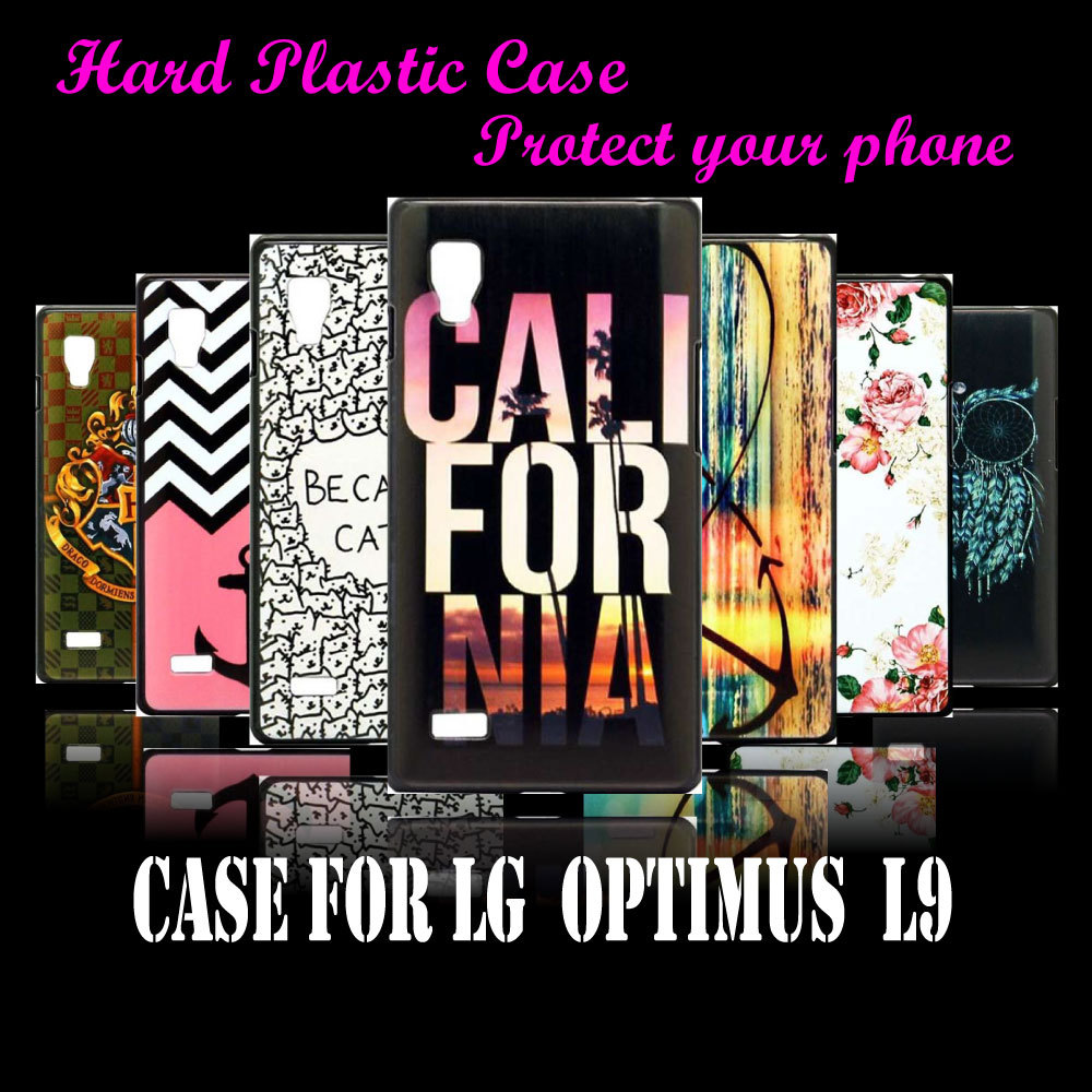 case Cover For LG Opitmus L9 P765 P760 Luxury Retro California LOGO Picture Skin Hard Plastic