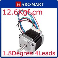 Stepper Motor NEMA23 12.6Kgf.cm 1.8Degree 4Leads 56mm4pcs/lot #UC052