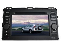 HD Car DVD Player Navi Radio For 2006 -2011 Toyota Land Cruiser Prado 120 ,support steering wheel .Free map +Free shipping(China (Mainland))