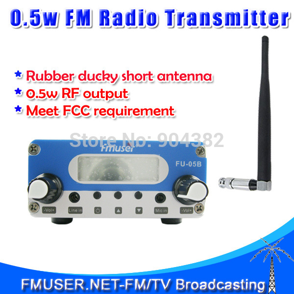 Купить Фу 05b fm передатчик 0.5W fm радио эфир стерео выход 87-108 МГц ...