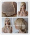 European hair glueless wigs(mono top,stretch at back)