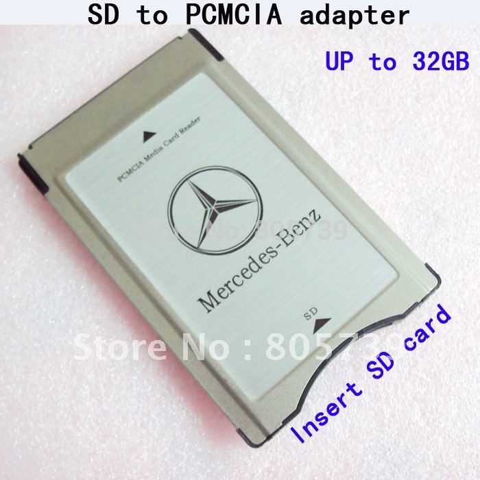 Pcmcia to sd pc card adapter for mercedes benz