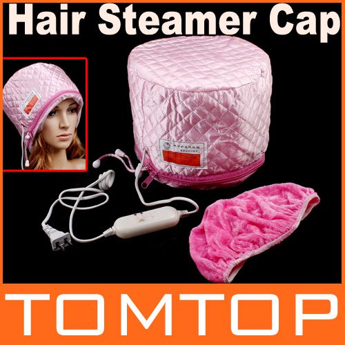 Cuidado de cabelo térmico que nutre-se (não suporta EUA), Dropshipping de envio livre do tampão dos TERMAS do navio da beleza do tratamento do cabelo cor-de-rosa