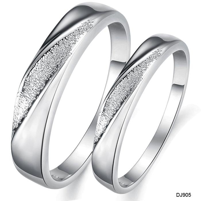 ... gold-plated-dull-polish-couples-promise-rings-buddhist-wedding-rings ... gold-plated-dull-polish-couples-promise-rings-buddhist-wedding-rings