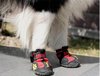 New Dog's Shoes,Pet Shoes,Pet Boots 4pcs/set Anti Slip Skid Waterproof Bottom Black,Red (SizeXXXXS-XL)
