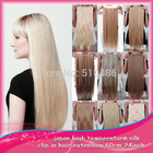 Klip Nowa długa 24 "Ladies 'IN Hair Extensions Hetero Hairpiece syntetyczny 20 kolory dostępne 1Pcs/Lot (Chiny (kontynentalne))