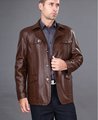 Watch Vintage new arrival jacket for the men s leather coat suit design novelty high quality