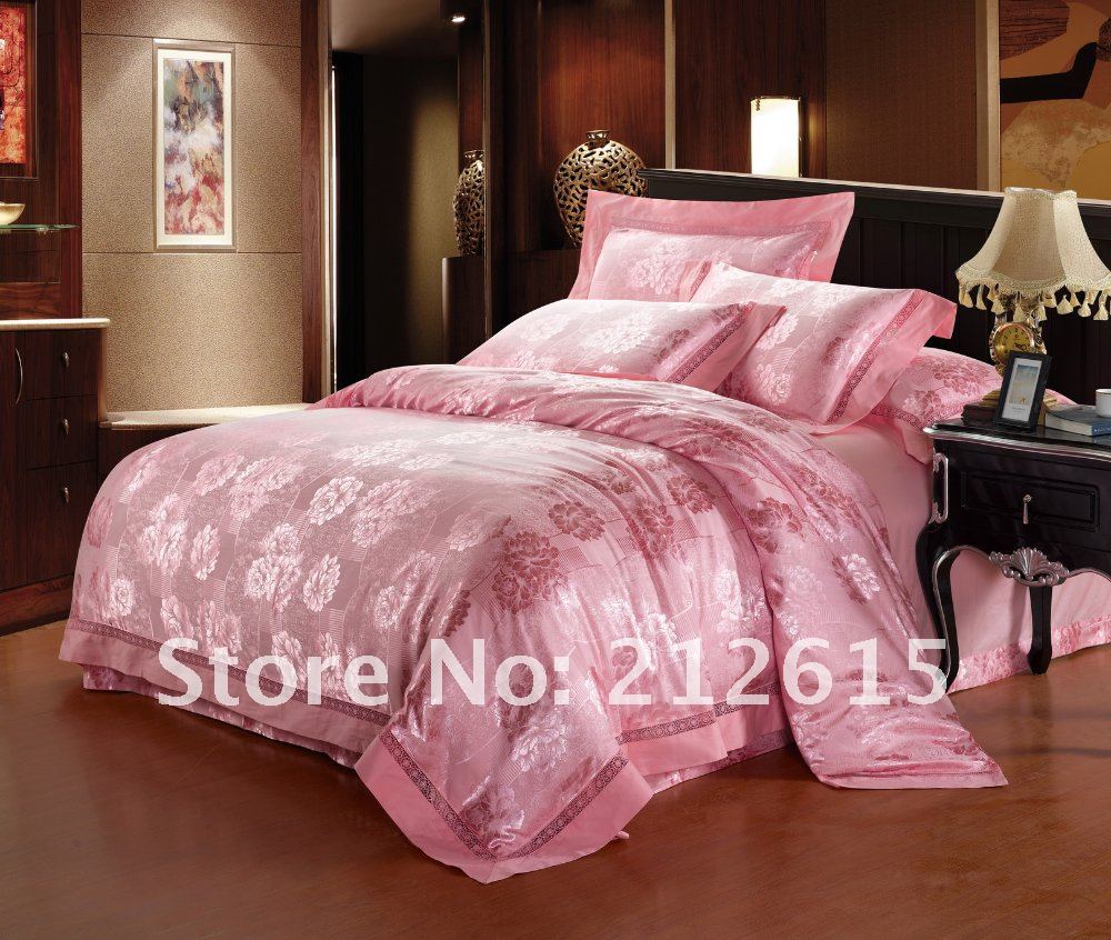 sale modern flower comforter set/pink purple striped fabric bedding ... sale modern flower comforter set/pink purple striped fabric bedding ...