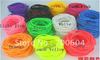 fashion trendy Elastic candy color rubber bands bracelet & bangle  for girls 2mm diameter inner diameter 6.5cm/6.0cm wholesale