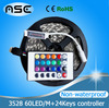Free Shipping 3528SMD RGB LED strip lights 60leds/m nonwaterproof 5m/roll IP33+24Keys IR Controller(China (Mainland))