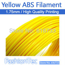 Free shipping Yellow 3D Printer 1.75mm ABS Filament Spool MakerBot Creator Adventure come3D