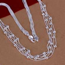 Free shipping factory price top quality 925sterling silver jewelry necklace chain necklace pendant wholesale and retails SMTN213