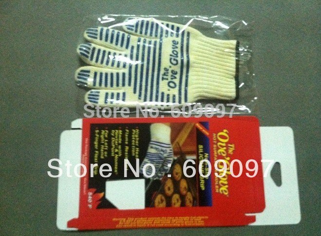 100 pcs free shipping the ove glove hot surface handler ,Microwave oven Glove with Non-Slip Silicone Grip(China (Mainland))
