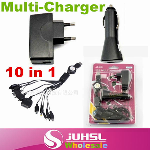 10 in 1 Multifunction USB retractable charging cable universal charger car charger Consumer Electronics Accessories Parts