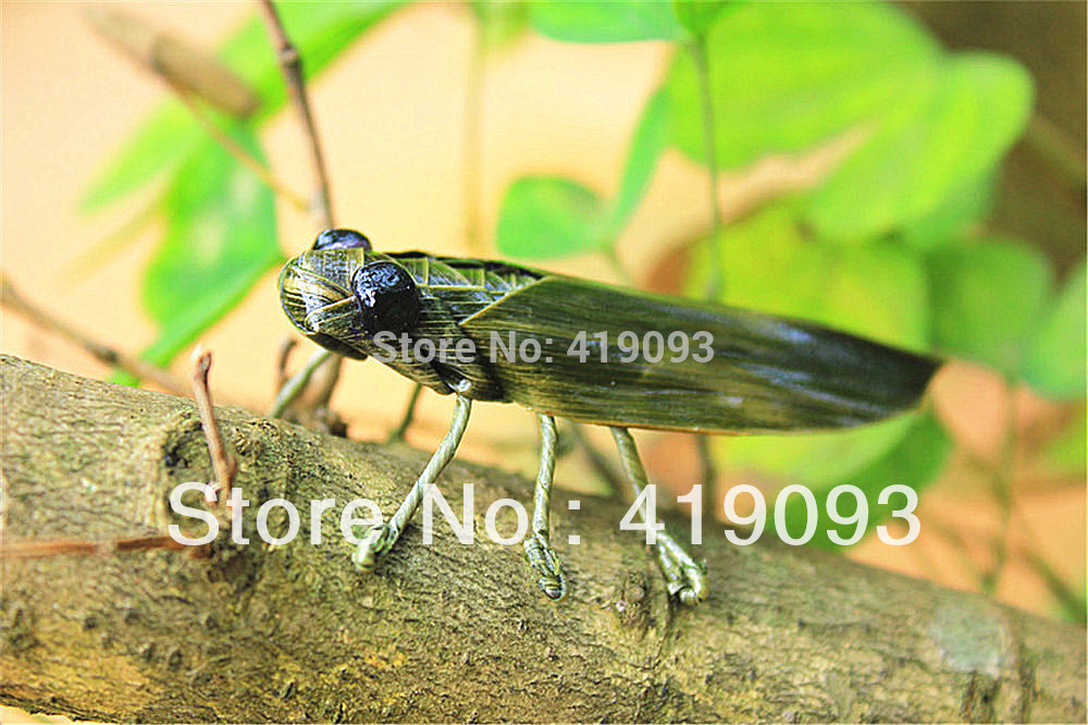 Free Shipping Chinese Folk Art Straw Crafts Home Decoration Art Collectible Business Gift Handmade Animals Cicada(China (Mainland))