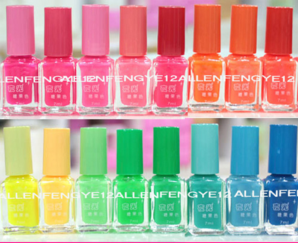 Купить 3шт/много 20colors популярные световой лак для ногтей ...