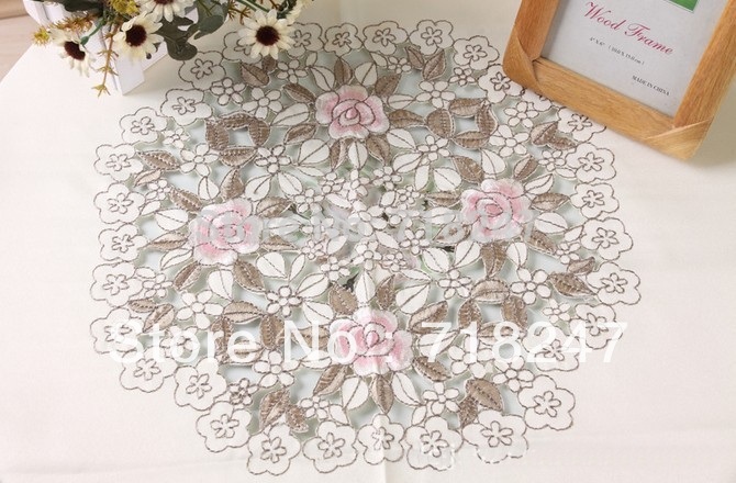 Cover Table table for Table runner  6ft table Embroidered Cloth Linen Runner Tablecloth round Embroidery
