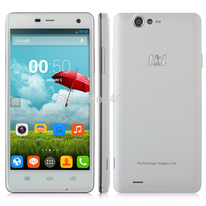 Original THL 4400 phone mtk6582 quad core 4400mah 5 HD Gorilla Glass 1280 x 720 Android