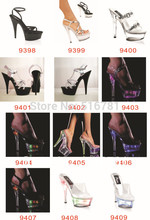 Full Clear Platforms Women’s Slippers 17cm Super High Heel Shoes, Pole Dancing Shoes, Sandals, Wedding Shoes + Free Shipping