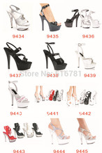 Full Clear Platforms Women s Slippers 17cm Super High Heel Shoes Pole Dancing Shoes Sandals Wedding