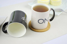 High Quality 300ml Capacity ON OFF Switch Color Changing Coffee MUG Ceramic cup Creative MUG Item