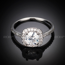 ROXI Exquisite wedding Rings platinum and Rhodium plated with AAA zircon free shipping Micro Inserted Jewelry101009438