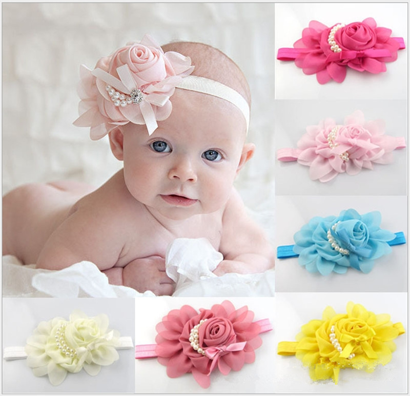 789 New baby headbands in stores 33 Hairband Baby Girls Flowers Headbands Kids' Hair Accessories Baby   