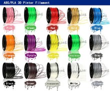 purple color 3d printer filaments PLA/ABS 1.75mm/3mm 1kg plastic Rubber Consumables Material MakerBot/RepRap/UP/Mendel