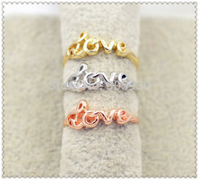 New fashion jewelry love letter finger ring  for women ladie’s Min order is $10(mix different item) R755
