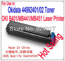 Refill Toner For OKI B401 MB441 MB451 Printer,Use For Okidata 44992401 44992402 Toner For OKI b441 Printer,Use For OKI 441 Toner