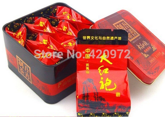 8packs 120 g Chinese Oolong Tea Dahongpao Tea health care China teas iron Box gift pack
