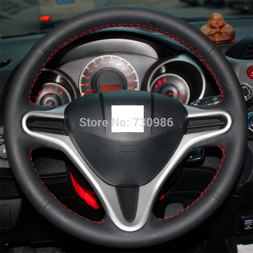 Honda city leather steering wheel cover