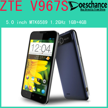 Original ZTE V967S MTK6589 Quad core 5.0 inch IPS Screen 5.0MP Camera 3G Android 4.2 Smartphone