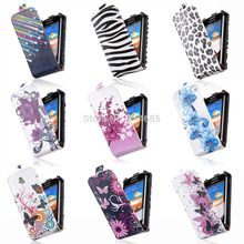 Free Shipping Exclusive Design Top Quality Up Down Flip Leather Phone Bags for Samsung GALAXY Ace