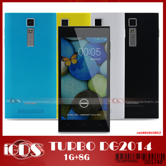 Doogee TURBO DG2014 Cell Phone 5 0 HD IPS OGS Screen Quad Core MTK6582 8GB ROM