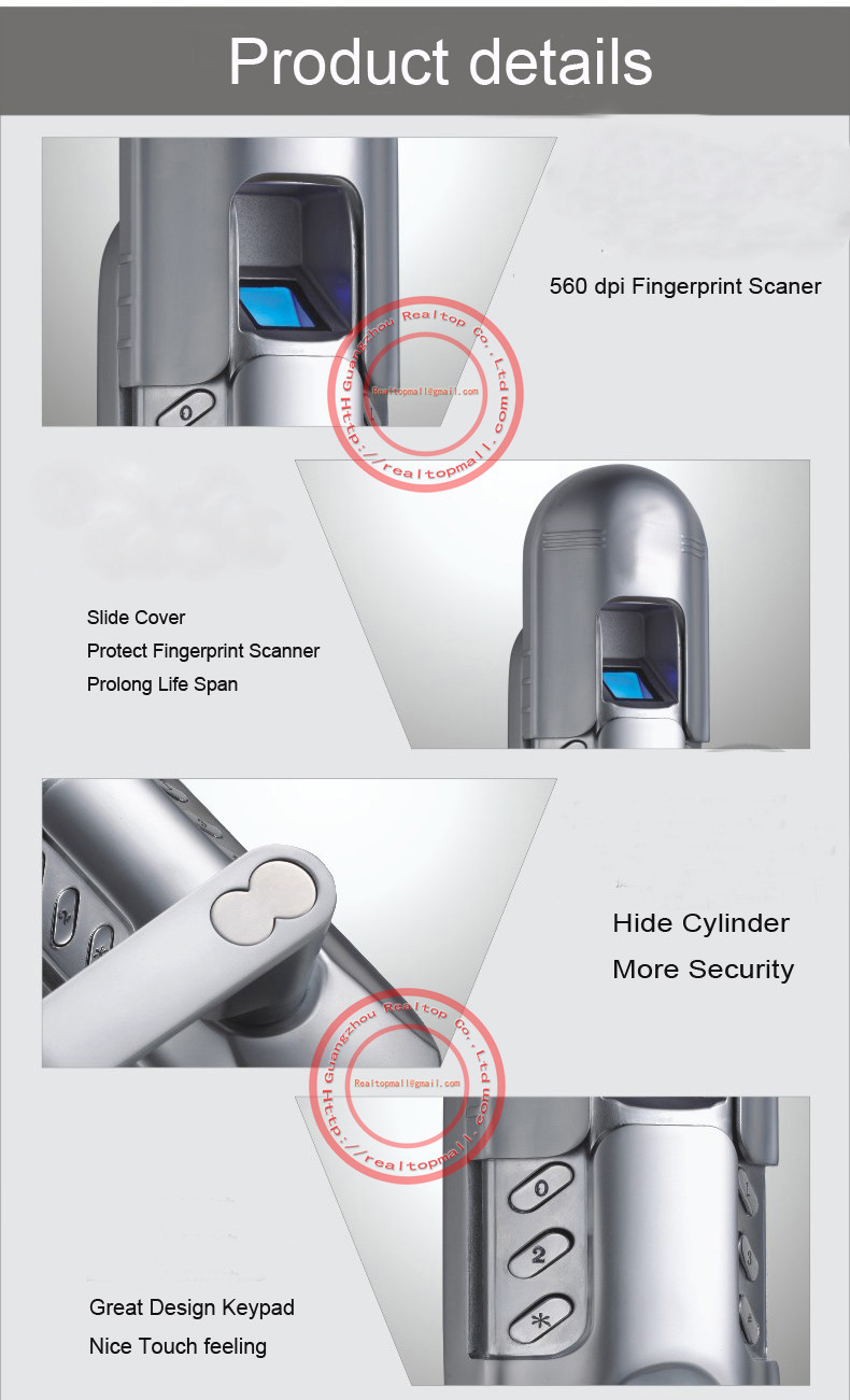 Купить право, вручил keyless биометрические отпечатков дверной замок с ...