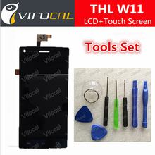 thl w11 lcd 100 Original Digitizer LCD Display Screen Touch Screen Assembly Replacement accessories Free Torx