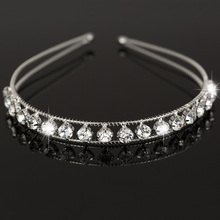Fashion Rhinestone Crystal Headband Delicate Glitter Hair Band Headwear Elegant hair jewelry for women wedding Accessories
