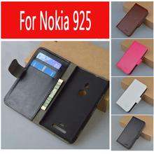 J R brand Leather Wallet Flip Case Cover For Nokia Lumia 925 N925 phone bags with