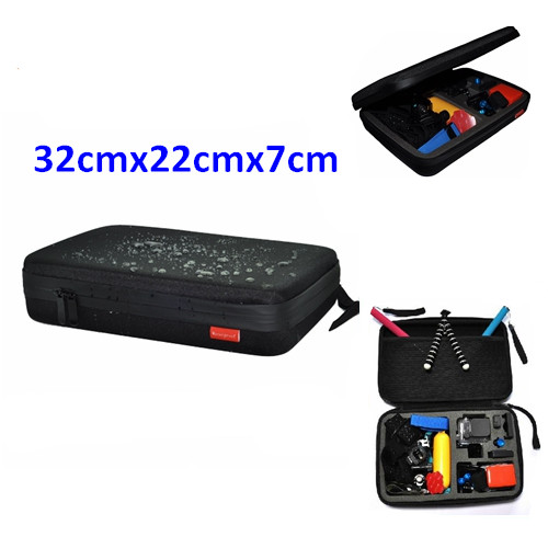 Large WaterProof Bag Camera Protective Hard Shockproof Storeage sj4000 Accessories Bag For GoPro HD Hero3 2