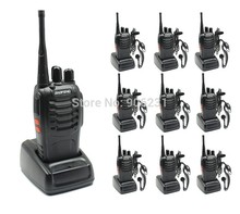 Free Shipping!10 pcs/lot 2014 BaoFeng 2 Way Radio BF-888S walkie talkie UHF 400-470MHz 16CH FM Transceiver CTCSS with earpiece