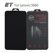 Tempered Glass Screen Protector For Lenovo S660 Free Shipping Shock Proof Toughened Protective Film Lenovo S660 Screen Protector