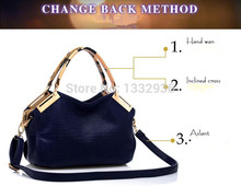 2015 Fashion Women handbags Crocodile pattern sling bag PU leather Shoulder bags crossbody women messenger bag
