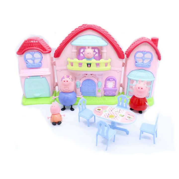 Купить Peppa Свинья семейный дом set + с led вспышкой & музыка + Радом ...