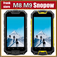 Original Snopow M8 M9 IP68 Rugged Smartphone PTT Walkie Talkie 4.5″ Android4.2 MTK6589 Quad Core 3000Ma Runbo X5 X6 H5 J5