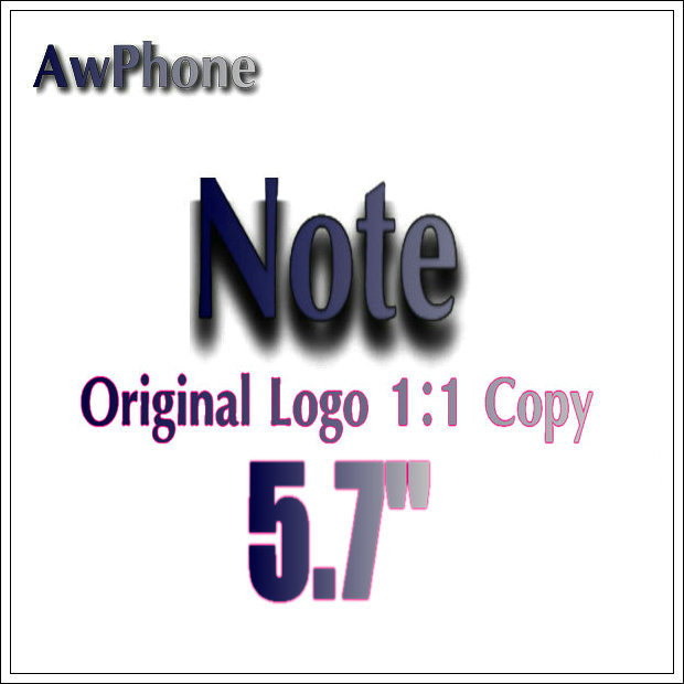 Original Logo 5 7 Metal Frame 1 1 Note phone MTK6592 Octa core Note Cell phone