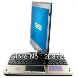 10inch Rotate touch screen windows 7 Intel Atom N270 2G ram 320gb mini laptop(China (Mainland))