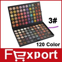 120 Color Eye Shadow 3# Makeup Eyehadow  Palette Set