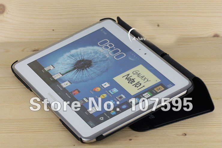 Smart Case For Samsung Galaxy Note 10.1 N8000 Tablet Tab with retail packing,5pcs/lot,High quality,Free Shipping(China (Mainland))