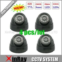 Free Shipping,Surveillance 420TVL Night Vision Color IR Indoor Dome CCTV Camera ,Home Security Camera,XR-IC420-1,Wholesale(China (Mainland))